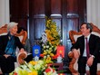 Ông Nguyễn Văn Bình, Ủy viên Bộ Chính trị, Thống đốc Ngân hàng Nhà nước Việt Nam tiếp bà Christine Lagarde, Tổng giám đốc IMF
