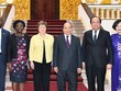 Trong chuyến công tác chính thức đầu tiên đến Việt Nam, bà Georgieva đã có gặp Thủ tướng Nguyễn Xuân Phúc