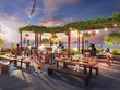 Phối cảnh vườn nướng BBQ dự án Rivera Park Hà Nội
