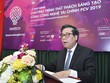 Phó Thống đốc NHNN Nguyễn Kim Anh, Trưởng Ban Chỉ đạo về Fintech phát biểu khai mạc chương trình