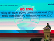 Ông Trần Minh Bình, Tổng giám đốc VietinBank trình bày Báo cáo tại Hội nghị