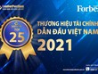 LienVietPostBank lọt Top 25 Thương hiệu Tài chính dẫn đầu năm 2021