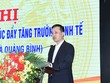 Ông Phạm Quang Dũng, Phó Thống đốc NHNN phát biểu tại Hội nghị Đẩy mạnh tín dụng ngân hàng góp phần thúc đẩy tăng trưởng kinh tế Khu vực 8.
