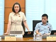 Đại biểu Nguyễn Minh Tâm (đoàn Quảng Bình) phát biểu tại tổ sáng 31/10.