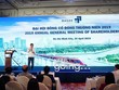Ông Nguyễn Đăng Quang, Chủ tịch HĐQT Masan Group báo cáo tại Đại hội