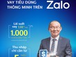 Ngân hàng Shinhan cho vay tiêu dùng trên Zalo, lãi suất chỉ từ 1,33%-2,4%