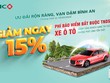 BIC ưu đãi 15% phí bảo hiểm trách nhiệm dân sự bắt buộc xe ô tô cho khách hàng tái tục