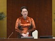 Chủ tịch Quốc hội Nguyễn Thị Kim Ngân trả lời chất vấn trực tiếp.