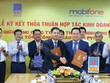 Lễ ký kết thỏa thuận hợp tác kinh doanh với Tổng công ty Viễn thông MobiFone