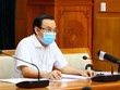 Bí thư Thành ủy TP.HCM Nguyễn Văn Nên tại cuộc họp phòng chống dịch, chiều 09/02 (Ảnh: TTBC).