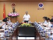 Thứ trưởng Bộ Y tế Nguyễn Trường Sơn phát biểu tại cuộc họp.