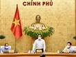 Thủ tướng Phạm Minh Chính chủ trì phiên họp Chính phủ thường kỳ tháng 4/2021 (Ảnh: Nhật Bắc)