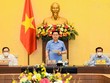 Chủ tịch Quốc hội Vương Đình Huệ phát biểu tại phiên họp (Ảnh Quochoi.vn).