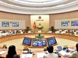Thủ tướng Phạm Minh Chính chủ trì phiên họp Chính phủ thường kỳ tháng 5/2021 (Ảnh: Nhật Bắc)