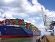 Tàu chở container siêu lớn của CMA - CGM cập cảng Cái Mép - Thị Vải.