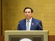 Thủ tướng Phạm Minh Chính trình bày tờ trình về cơ cấu tổ chức của Chính phủ nhiệm kỳ Quốc hội khóa XV. (Ảnh Quochoi.vn).