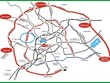 Bản đồ hướng tuyến vành đai 3, vành đai 4 TP.HCM.