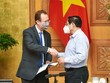 Thủ tướng Phạm Minh Chính tiếp ông Christopher Klein, Đại biện Đại sứ quán Hoa Kỳ. (Ảnh: BNG)