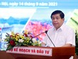 Bộ trưởng Bộ Kế hoạch và Đầu tư Nguyễn Chí Dũng đánh giá, bức tranh kinh tế vĩ mô cả năm 2021 phụ thuộc nhiều vào kết quả phòng chống dịch (Ảnh: Đức Trung)