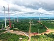 Dự án điện gió Ea Nam mới hoàn thành đạt khoảng 80% khối lượng công trình.