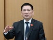 Bộ trưởng Bộ Tài chính Hồ Đức Phớc phát biểu tại tổ.