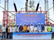 Lễ đóng điện Dự án Điện gió Hacom Bạc Liêu. Ảnh: Quý Thủy