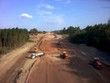 Thi công cao tốc Bắc - Nam phía Đông đoạn qua Phan Thiết.