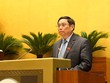 Thủ tướng Chính phủ Phạm Minh Chính trong một phiên họp của Quốc hội khoá XV.
