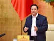 Thủ tướng Phạm Minh Chính chủ trì Phiên họp Chính phủ chuyên đề pháp luật ngày 18/11 (Ảnh: Nhật Bắc)