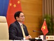 Thủ tướng Phạm Minh Chính dự Hội nghị Cấp cao ASEAN-Trung Quốc lần thứ 24 tháng 10/2021 (Ảnh: Nhật Bắc)