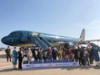 Một chuyến bay chặng Hà Nội - Nha Trang được Vietnam Airlines thực hiện trong dịp Tết Nguyên đán. 