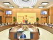 Một phiên họp của Ủy ban Thường vụ Quốc hội.