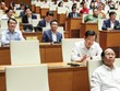 Khu vực ngoài cùng bên trái phòng họp Diên Hồng, nơi các thành viên Chính phủ không phải đại biểu Quốc hội dự khán, trong đó có nhiều vị sẵn sàng "chia lửa" với các Bộ trưởng trả lời chất vấn chính.