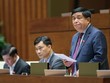 Bộ trưởng Bộ Kế hoạch và Đầu tư Nguyễn Chí Dũng giải trình trước Quốc hội về một số cơ chế, chính sách đặc thù thí điểm cho Khánh Hòa.