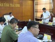 Tỉnh Thái Bình họp triển khai các nhiệm vụ, giải pháp di dời các cơ sở sản xuất, cơ quan, điểm dân cư ven sông Trà Lý, TP. Thái Bình.