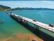 Thi công cầu vượt Yên Mỹ - một hạng mục quan trọng tại Dự án thành phần Quốc lộ 45 - Nghi Sơn. 