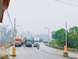 Một đoạn đường bộ dẫn lên cửa khẩu Côc Nam.