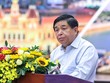 Bộ trưởng Nguyễn Chí Dũng trình bày kế hoạch triển khai hoạt động Hội đồng điều phối vùng Đông Nam. Ảnh: VGP