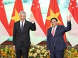 Thủ tướng Chính phủ Phạm Minh Chính tiếp Thủ tướng Singapore Lý Hiển Long