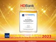 Ngân hàng Phát triển Châu Á vinh danh HDBank là Ngân hàng đối tác hàng đầu tại Việt Nam 2023