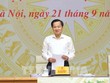 Phó Thủ tướng Lê Minh Khái phát biểu tại hội nghị. Ảnh: An Đăng - TTXVN