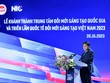 Bộ trưởng Bộ Kế hoạch và Đầu tư Nguyễn Chí Dũng phát biểu tại Lễ Khánh thành Cơ sở hoạt động mới của Trung tâm Đổi mới Sáng tạo Quốc gia (NIC) và khai mạc Triển lãm Quốc tế VIIE 2023 (Ảnh: Thế Đại)