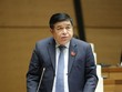 Bộ trưởng Nguyễn Chí Dũng trả lời chất vấn của các đại biểu Quốc hội vào sáng 6/11
