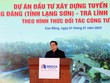 Thủ tướng Phạm Minh Chính phát lệnh khởi công Dự án PPP cao tốc Đồng Đăng - Trà Lĩnh, giai đoạn 1.
