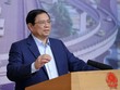 Thủ tướng Phạm Minh Chính nhấn mạnh việc triển khai các công trình, dự án quan trọng quốc gia, trọng điểm ngành giao thông vận tải là việc khó, cả về quy mô, đối tượng, phạm vi, với tổng mức đầu tư rất lớn 422.000 tỷ đồng trong năm 2024. (Ảnh: VGP)