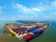 Một góc Bến cảng container quốc tế Tân Cảng Hải Phòng.