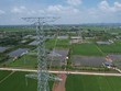 Khoảng néo đầu tiên của Đường dây 500 kV Quảng Trạch - Phố Nối bắt đầu kéo dây. 