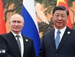 Chủ tịch Trung Quốc Tập Cận Bình (phải) và Tổng thống Nga Vladimir Putin tại cuộc hội đàm ở Bắc Kinh, Trung Quốc, ngày 18/10/2023. (Ảnh: AFP/TTXVN) 