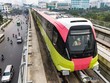 Vận hành thử nghiệm chạy tàu tuyến đường sắt đô thị Nhổn - ga Hà Nội, đoạn trên cao từ Nhổn đến ga S8.