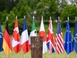 Cờ của các nước G7 và Liên minh châu Âu tại Hội nghị thượng đỉnh G7 ở Elmau Castle, Đức, ngày 28/6/2022. Ảnh tư liệu: AFP/TTXVN